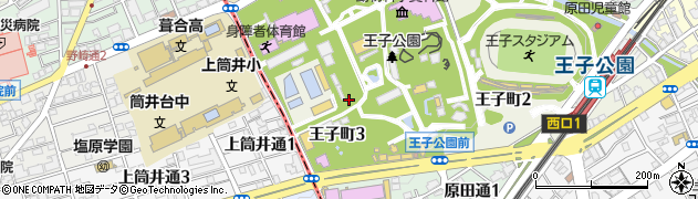 神戸市立王子動物園動物科学資料館周辺の地図