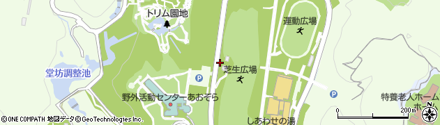 兵庫県神戸市北区しあわせの村周辺の地図