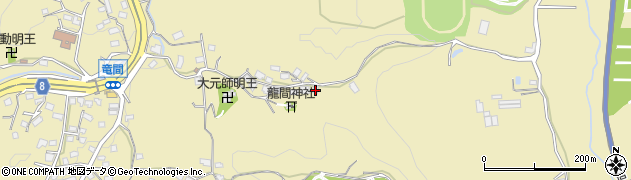 大阪府大東市龍間973周辺の地図
