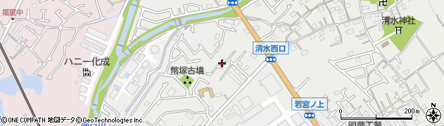 兵庫県明石市魚住町清水1289周辺の地図