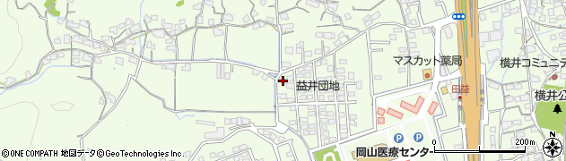 岡山県岡山市北区田益1241周辺の地図