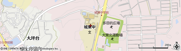 掛川市立城東中学校周辺の地図
