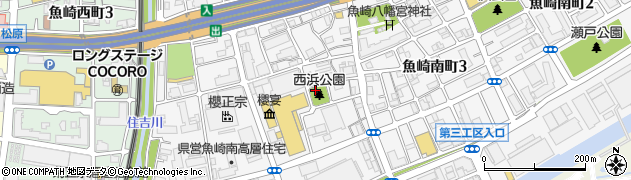兵庫県神戸市東灘区魚崎南町4丁目周辺の地図