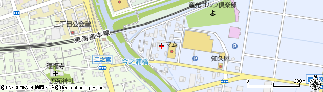 静岡県磐田市西貝塚605周辺の地図
