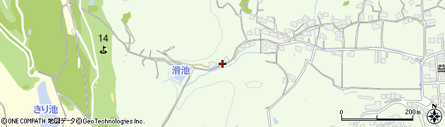 岡山県岡山市北区田益617周辺の地図