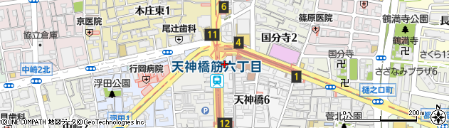 ＣｏＤｅｌｉ天神橋筋六丁目駅前店周辺の地図