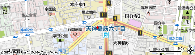 株式会社レオパレス２１　大阪支店周辺の地図