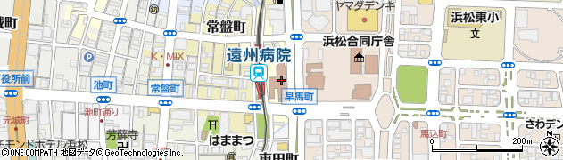 クリエート浜松　ホール周辺の地図