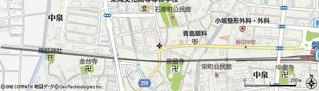 磐田中泉郵便局 ＡＴＭ周辺の地図