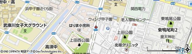 上田西町周辺の地図