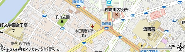 株式会社ヤナセ　大阪支店サービス一課周辺の地図