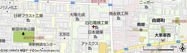 大阪府大東市新田旭町周辺の地図