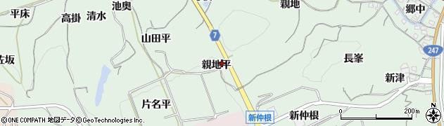 愛知県南知多町（知多郡）片名（親地平）周辺の地図