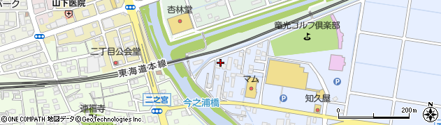 静岡県磐田市西貝塚598周辺の地図