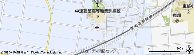 静岡県磐田市西貝塚788周辺の地図