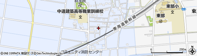 静岡県磐田市西貝塚1229周辺の地図
