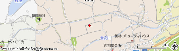 岡山県岡山市東区西祖周辺の地図