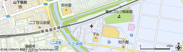静岡県磐田市西貝塚594周辺の地図