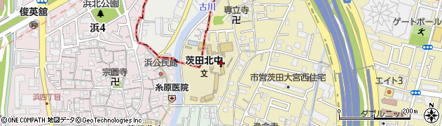 大阪市立茨田北中学校周辺の地図