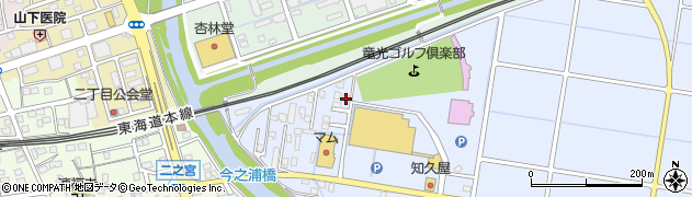 静岡県磐田市西貝塚587周辺の地図