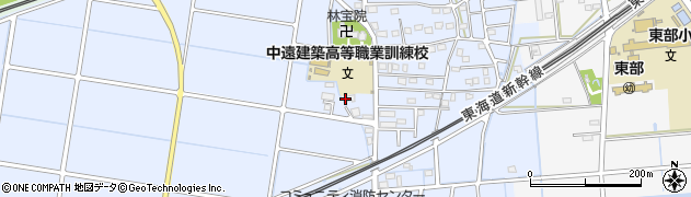 静岡県磐田市西貝塚1297周辺の地図