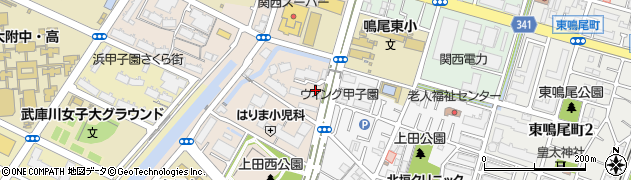 上田北公園周辺の地図