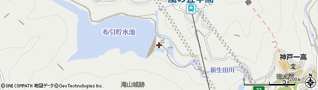 兵庫県神戸市中央区葺合町（口円光坊）周辺の地図