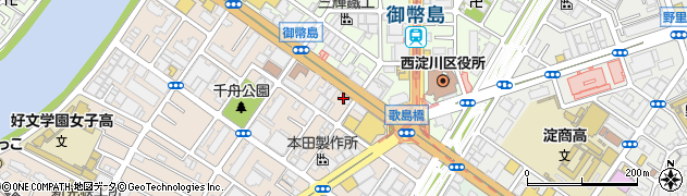 京都銀行歌島橋支店 ＡＴＭ周辺の地図