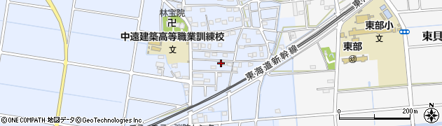静岡県磐田市西貝塚1305周辺の地図