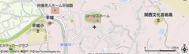 奈良県奈良市山陵町1094周辺の地図