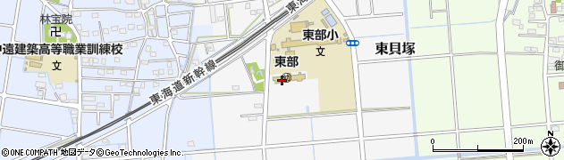 磐田市立　東部幼稚園周辺の地図