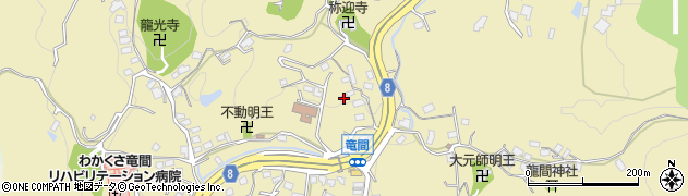 大阪府大東市龍間1313周辺の地図