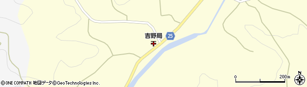 吉野郵便局 ＡＴＭ周辺の地図