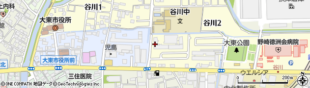 ソルコート住道周辺の地図