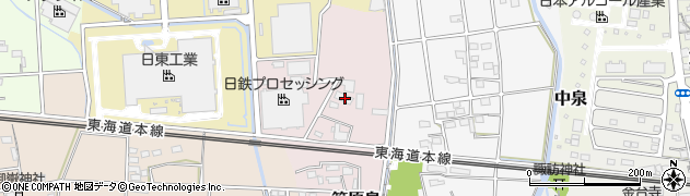 静岡県磐田市笹原島75周辺の地図