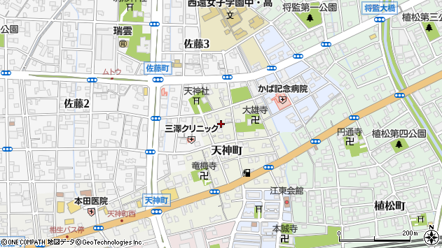 〒430-0808 静岡県浜松市中央区天神町の地図