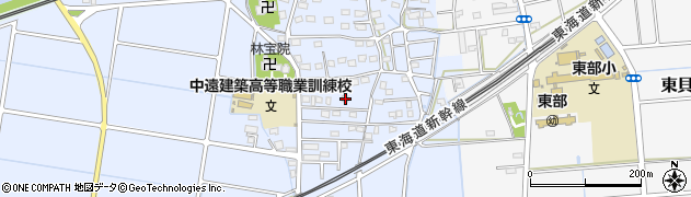 静岡県磐田市西貝塚1356周辺の地図