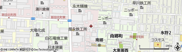 奥村組土木興業株式会社大東事業所周辺の地図