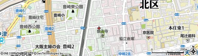 豊崎飯店周辺の地図