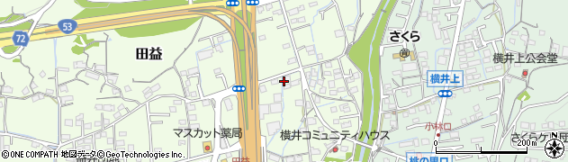 岡山県岡山市北区田益1325周辺の地図