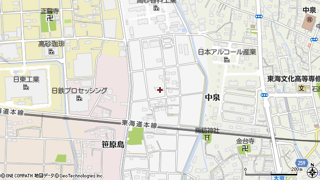 〒438-0812 静岡県磐田市海老塚の地図