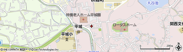 奈良県奈良市山陵町1078周辺の地図