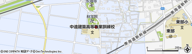 磐田市役所交流センター　西貝交流センター周辺の地図