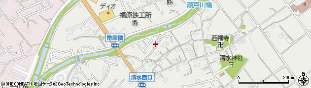 兵庫県明石市魚住町清水1548周辺の地図