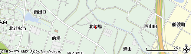 愛知県豊橋市大崎町（北的場）周辺の地図