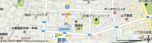 綜合警備保障株式会社　浜松支社磐田営業所周辺の地図