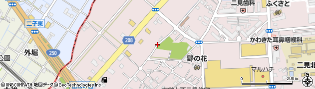 兵庫県明石市二見町（西二見）周辺の地図