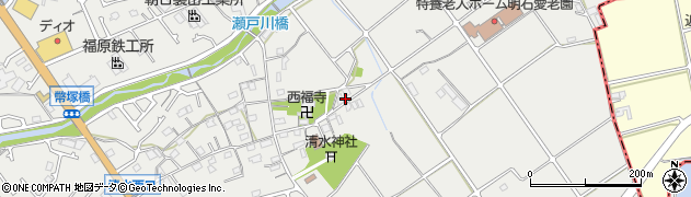 兵庫県明石市魚住町清水883周辺の地図