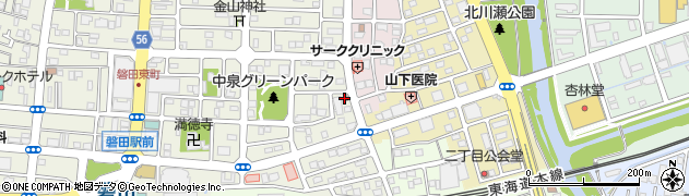 磐田二之宮郵便局 ＡＴＭ周辺の地図