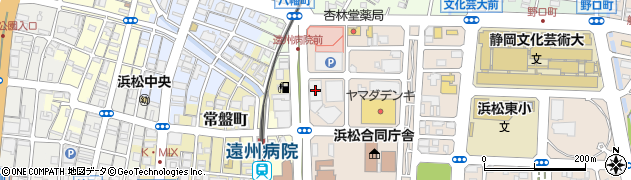 共栄火災海上保険株式会社　静岡支店浜松支社周辺の地図